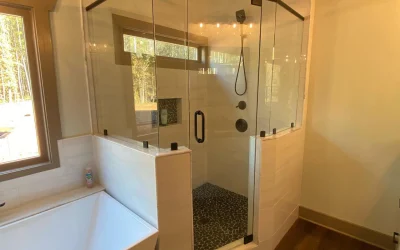 Transform Your Bathroom with Custom Glass Shower Doors by Griffin Glass Company in Griffin, GA